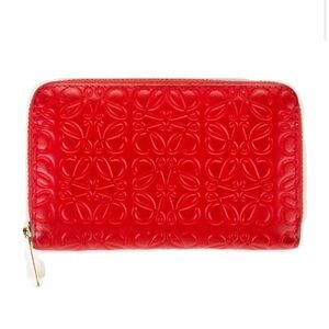 LOEWE LOGO ZIP LEATHER WALLET 2017 COLLECTION